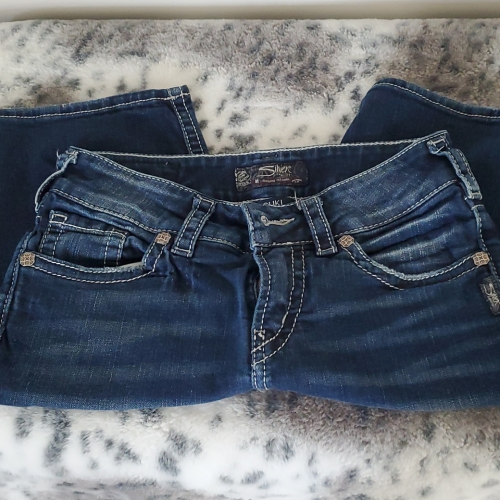 Silver Suki Mid-Bermuda short size 26
